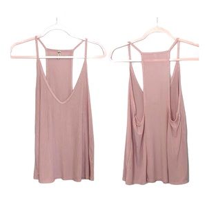 FREE PEOPLE Flowy Racerback Sleeveless Tank Top